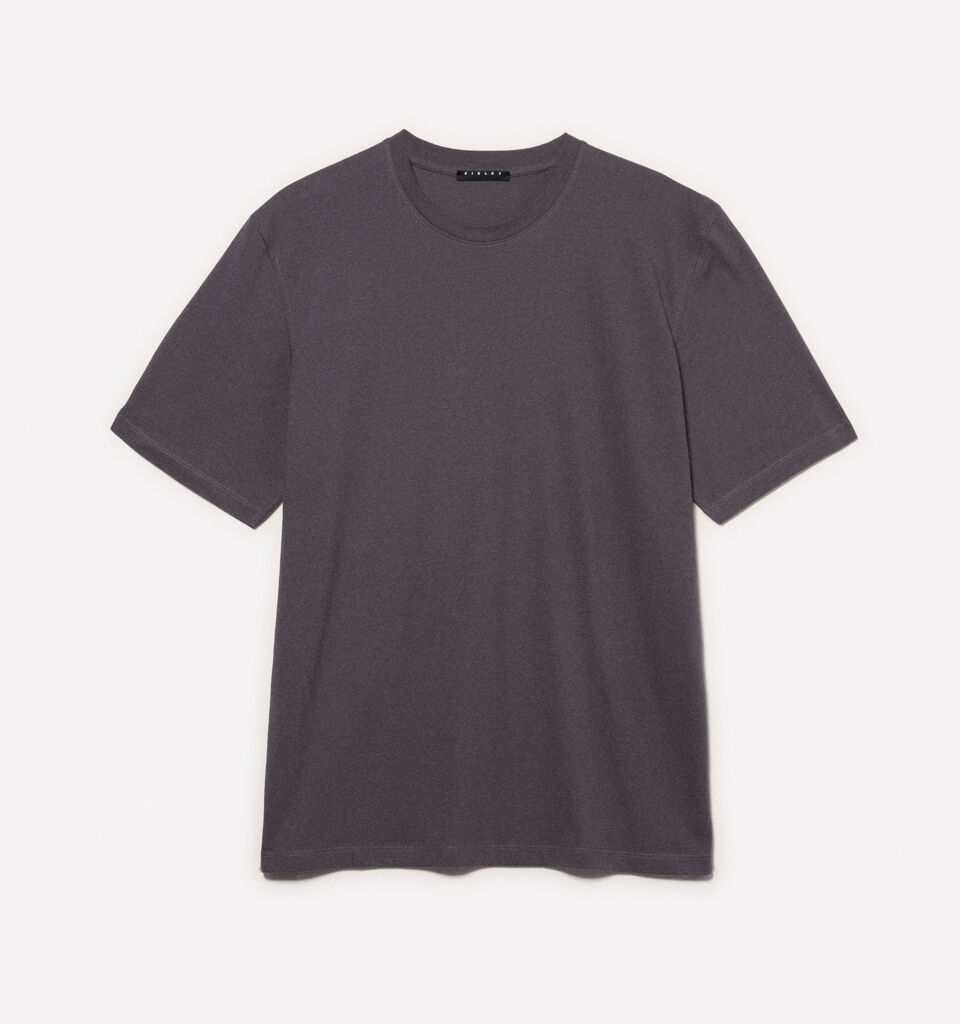 Dark gray regular fit short sleeve t-shirt - men's short sleeve t-shirts - Dark Gray | Sisley image number 5